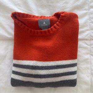 BabyGap Bold Orange Sweater with Stripes